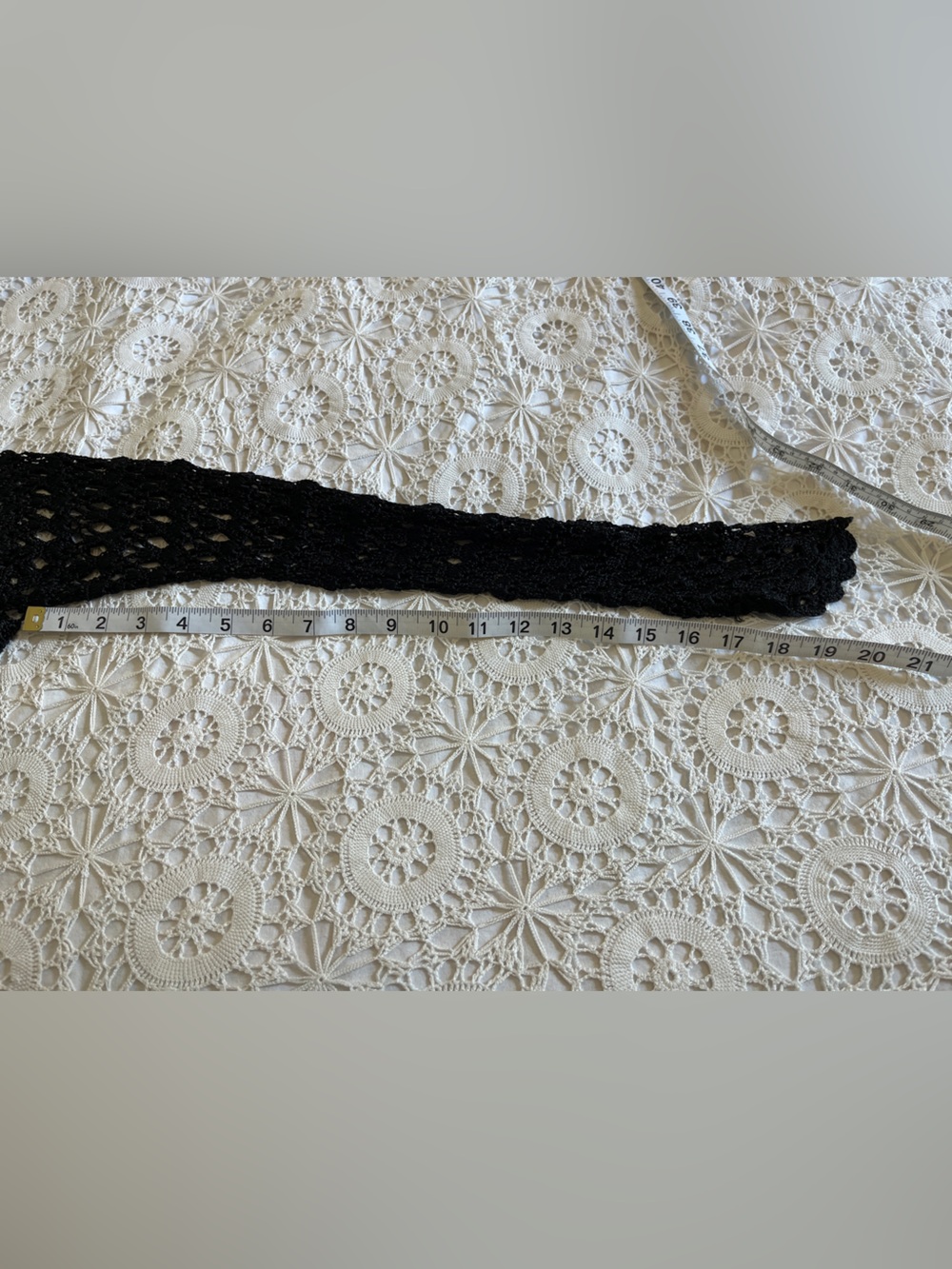 Vintage Jeremy Scott Bremar black crocheted cardigan top - Picture 6 of 8